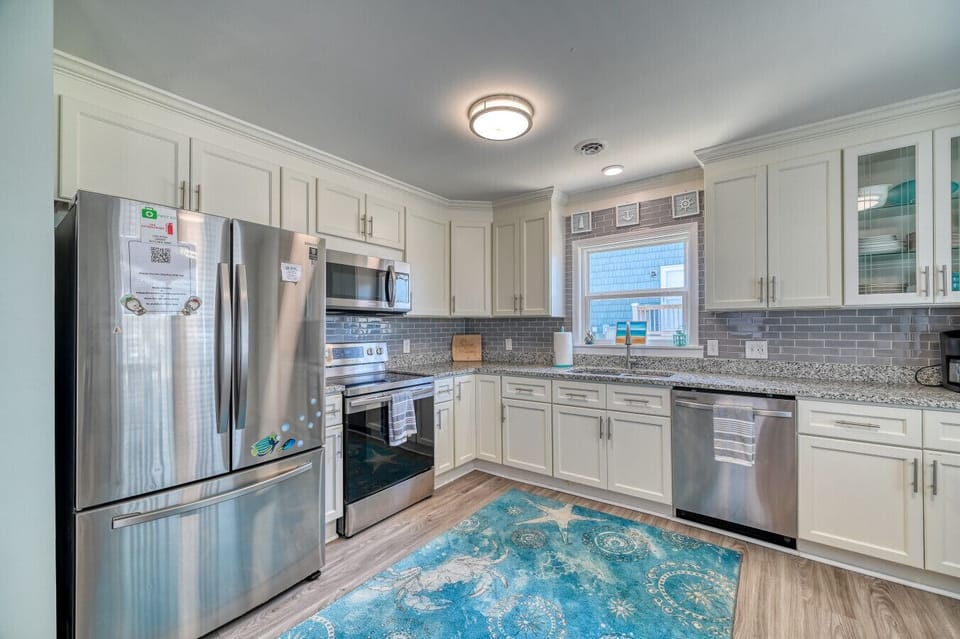 Kitchen with Refrigerator