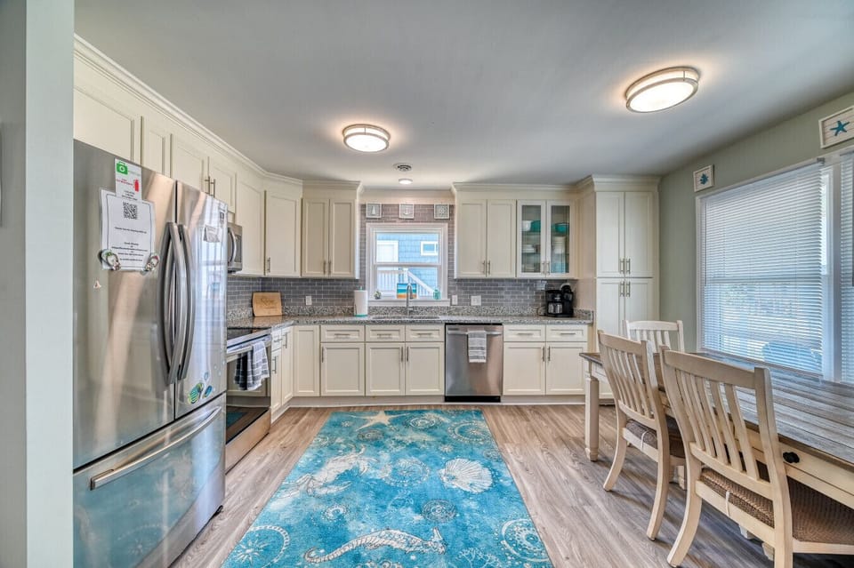Kitchen with Refrigerator