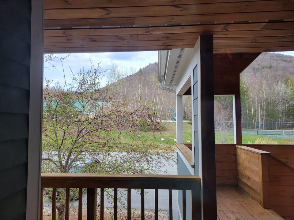 View from home to swim club
