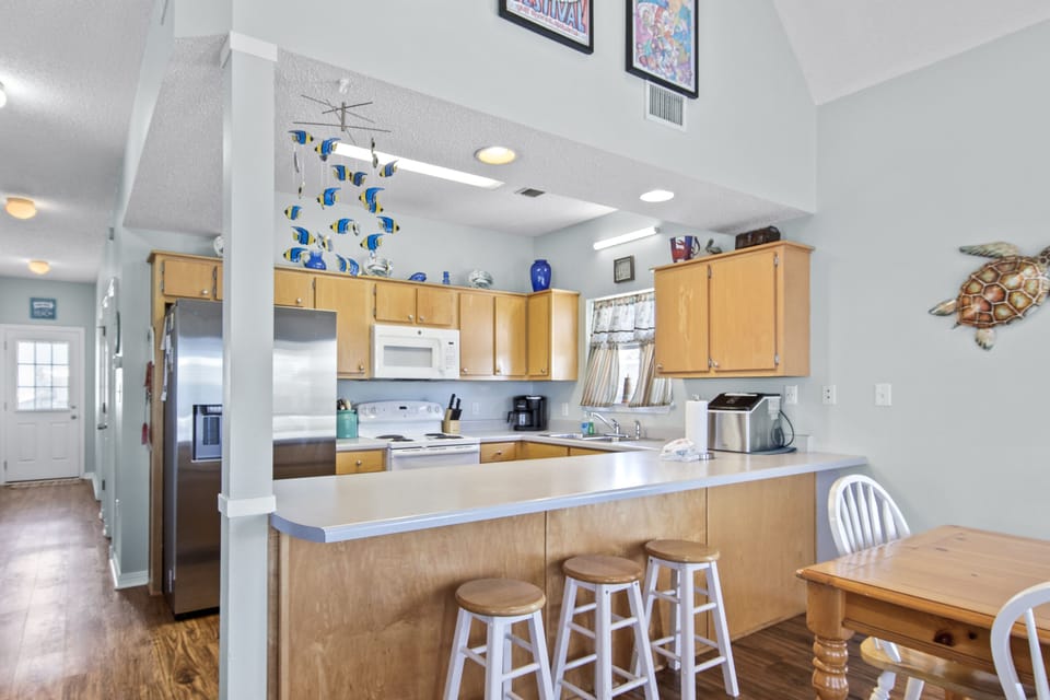 This kitchen is fully equipped with everything you'll need to prepare the perfect family meal