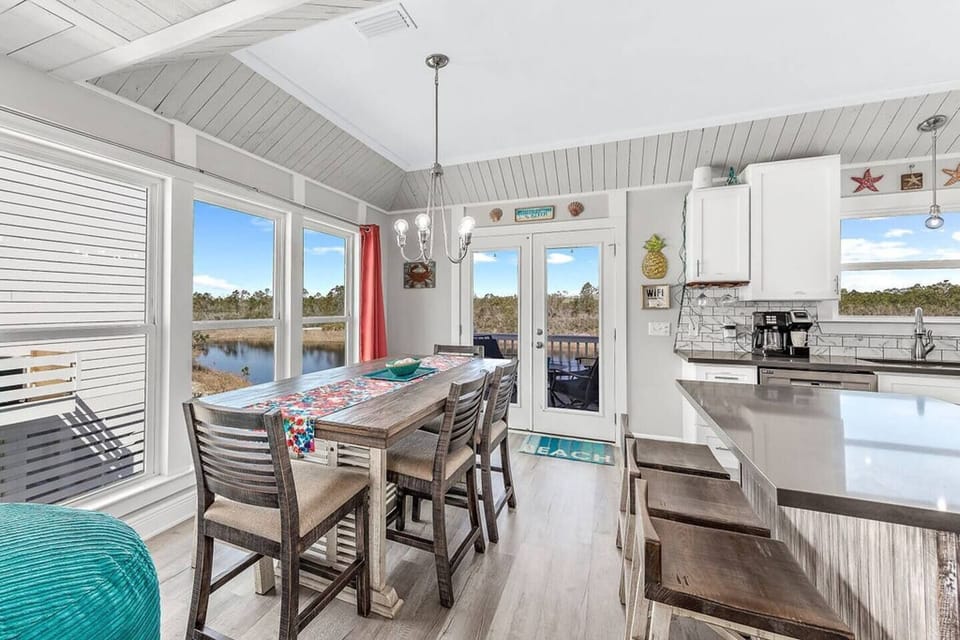 Enjoy lake views while you cook