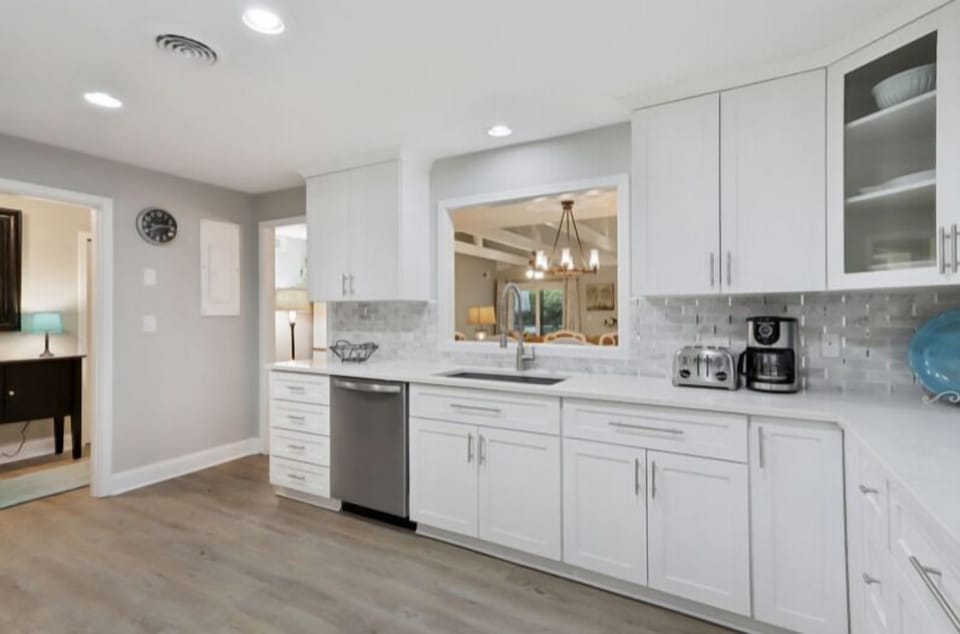 Kitchen with Pass-Through Window