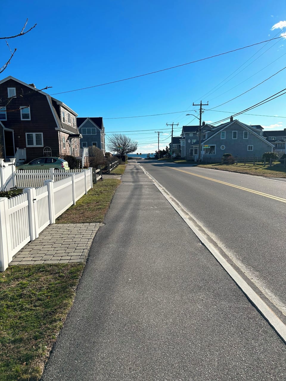 Walk to the beach and lakes on each side