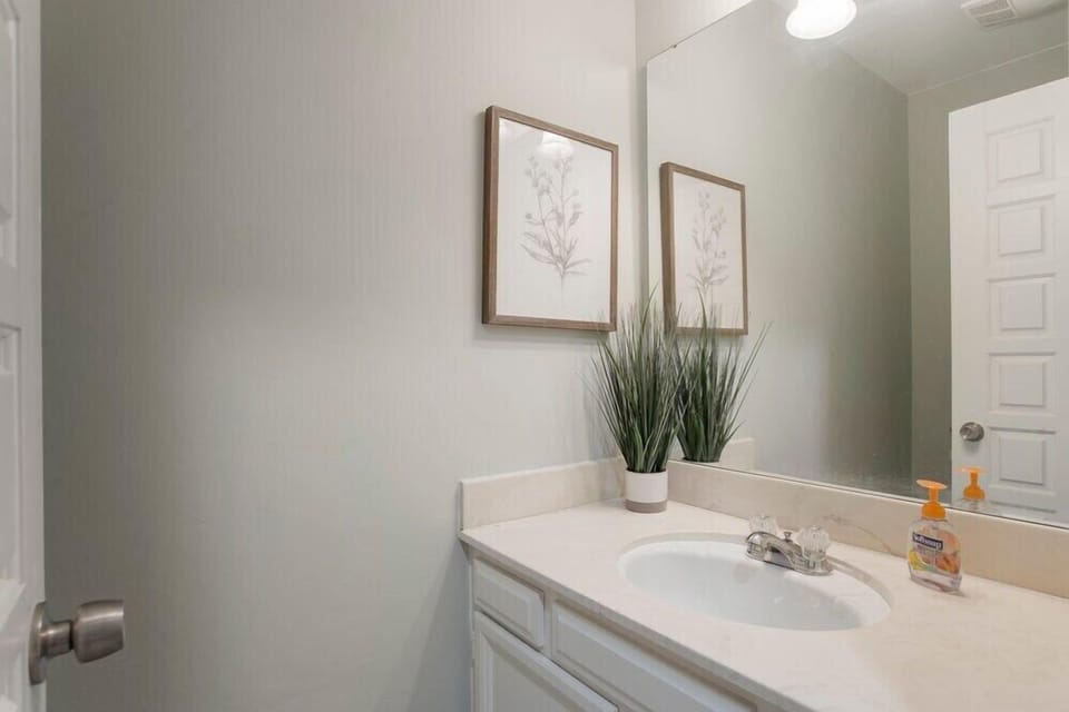 Updated modern bathroom