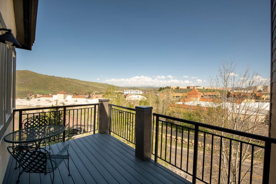 Private deck with beautiful views