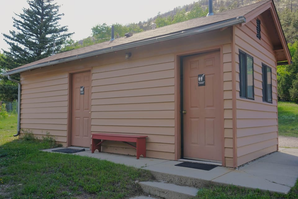 A bathhouse with clean restrooms and showers is available for your convenience.