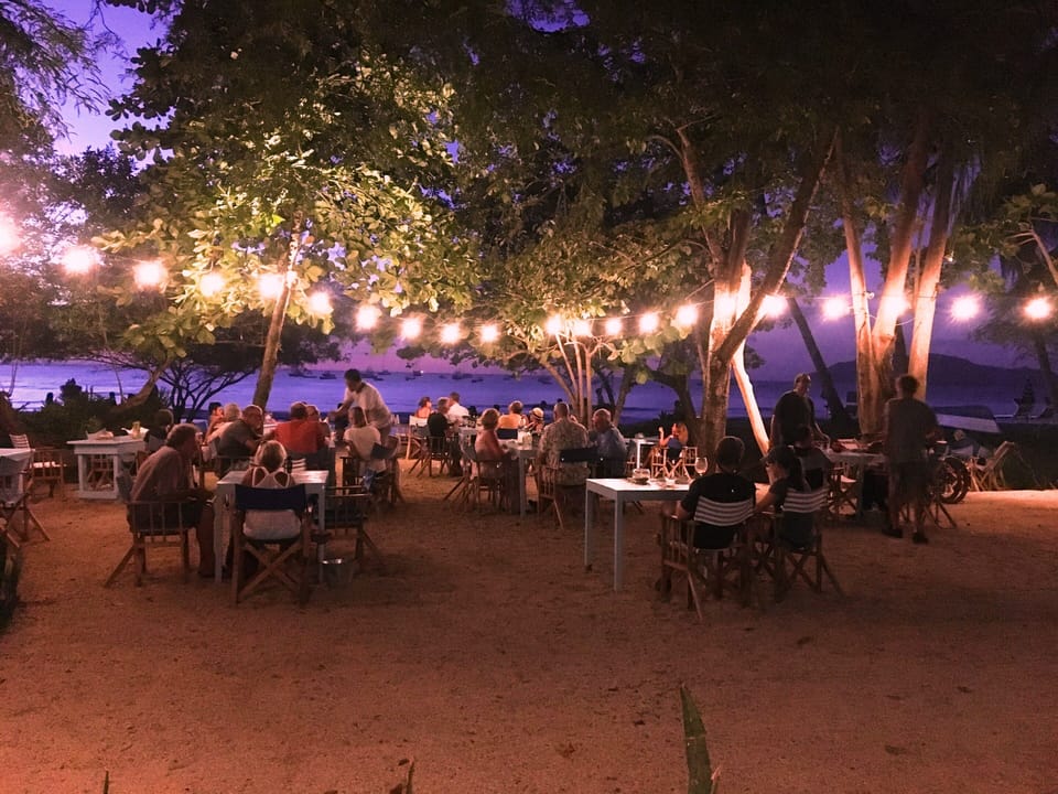 Local beachfront restaurant just a 30 second walk from our place