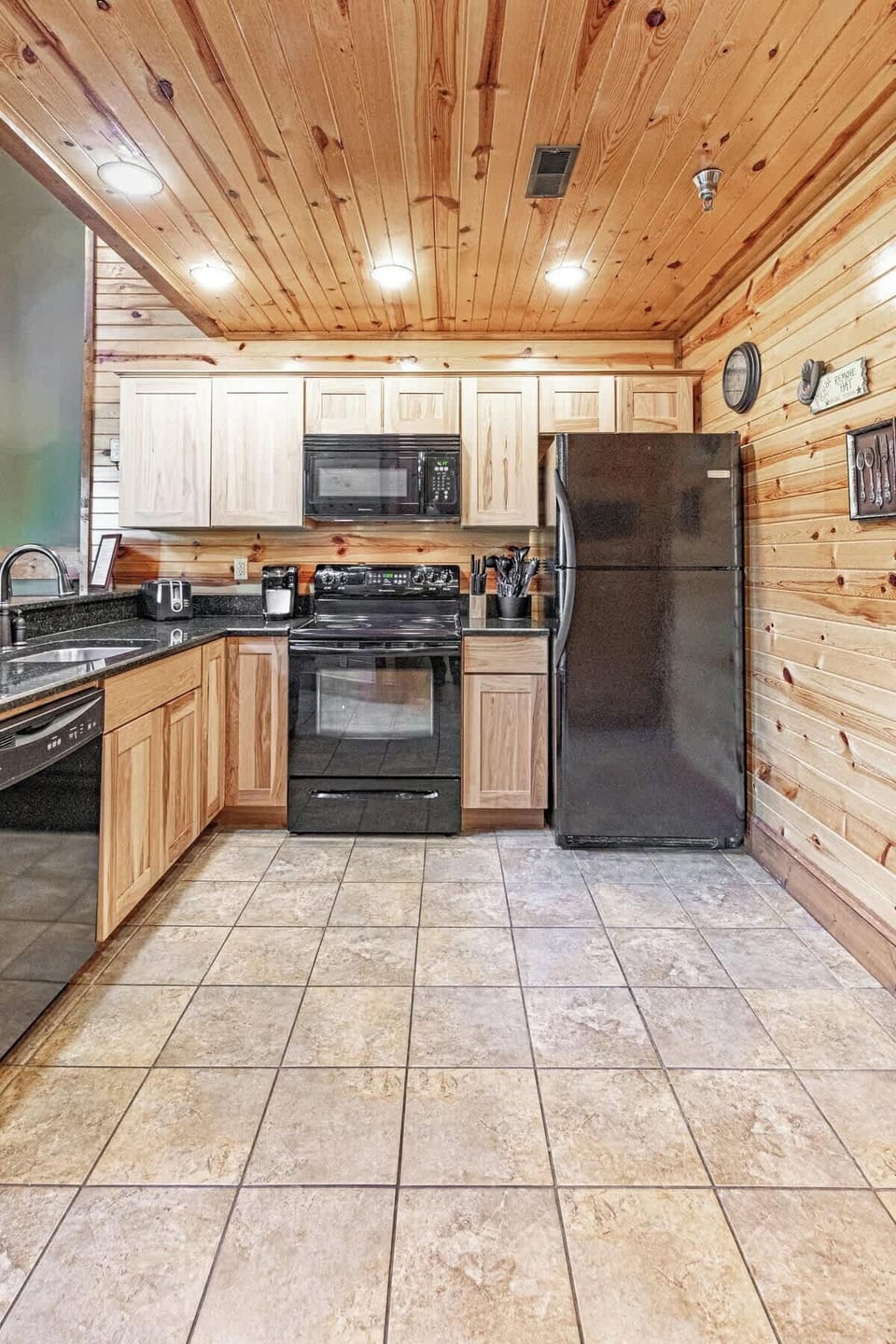 Our kitchen is always fully stocked with the essentials you need for making a home-cooked meal!