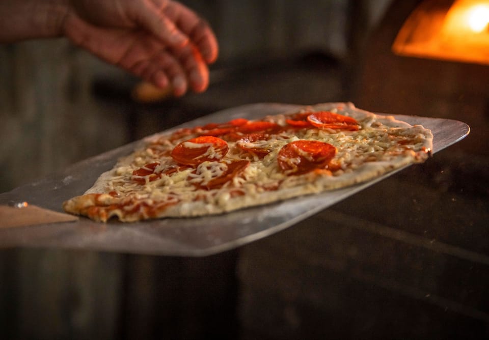 A food menu is available, allowing you to order tasty evening meals during your stay