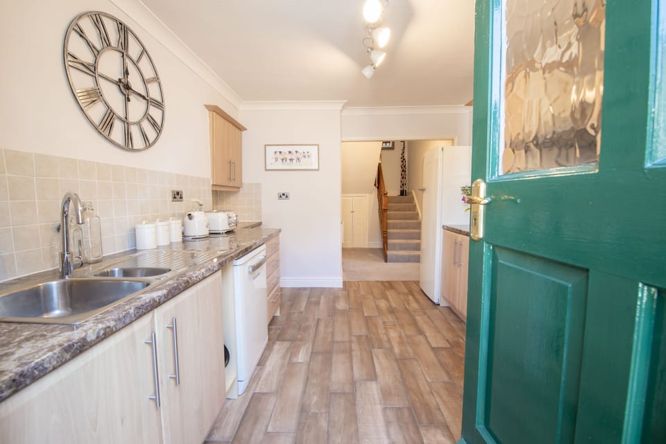 Ground floor: The fully-equipped kitchen