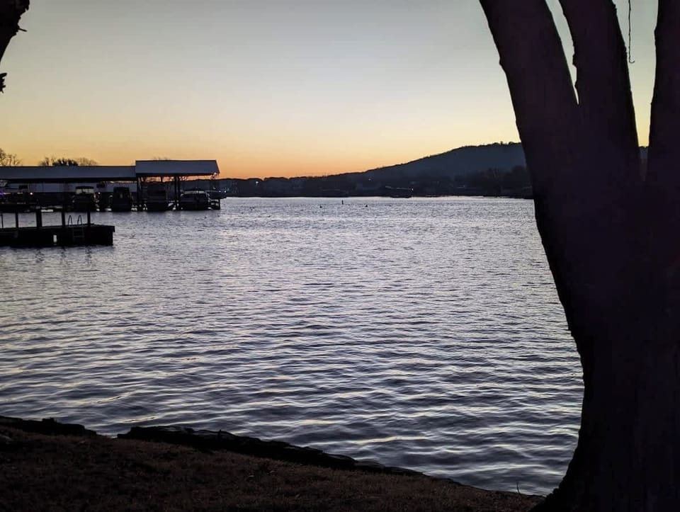 Right from the comfort of our patio. Start your day with nature's splendid beauty, where each morning brings a new masterpiece. Perfect for a peaceful retreat or a morning cup of coffee, our lake house is where memories are made.