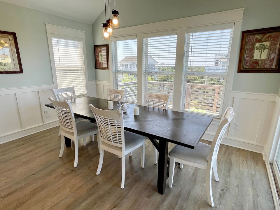 Dining Area, Second Floor with Deck Access