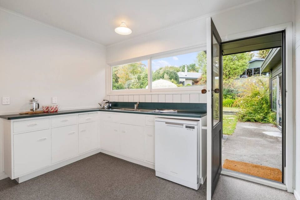 Kitchen with a dishwasher