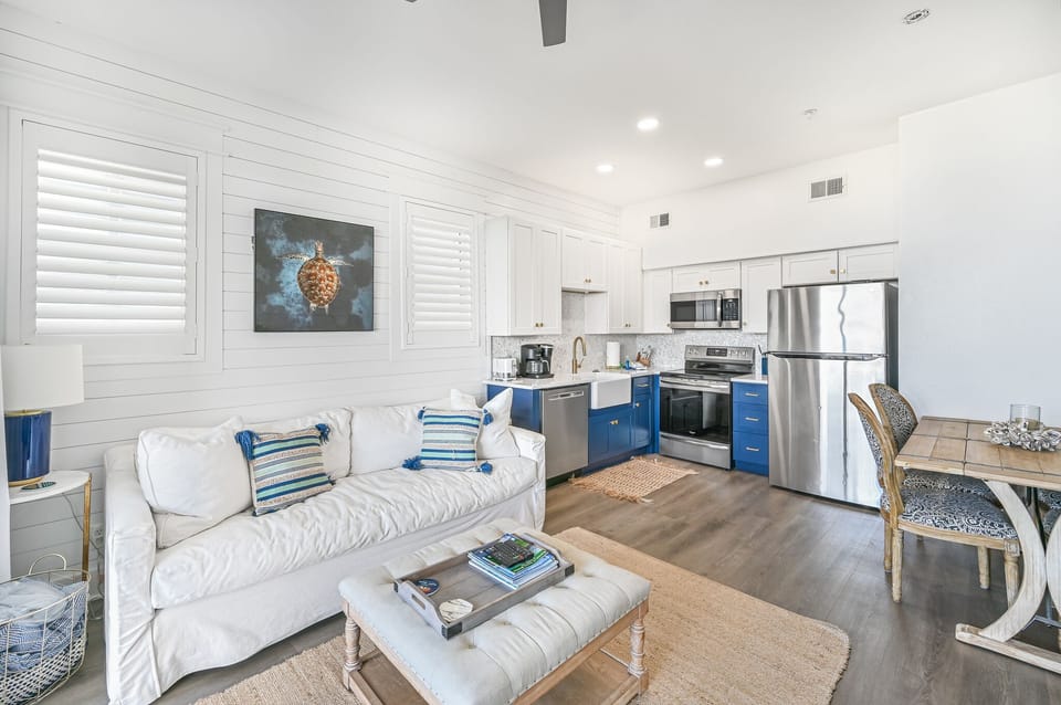 Open concept floor plan