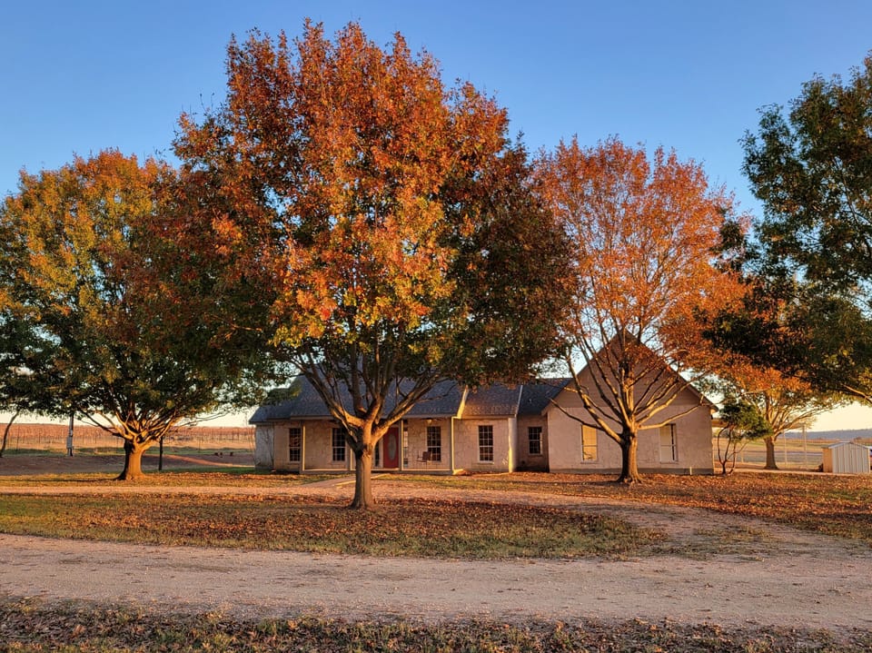 Fall is a beautiful time of year in the Texas Hill Country.