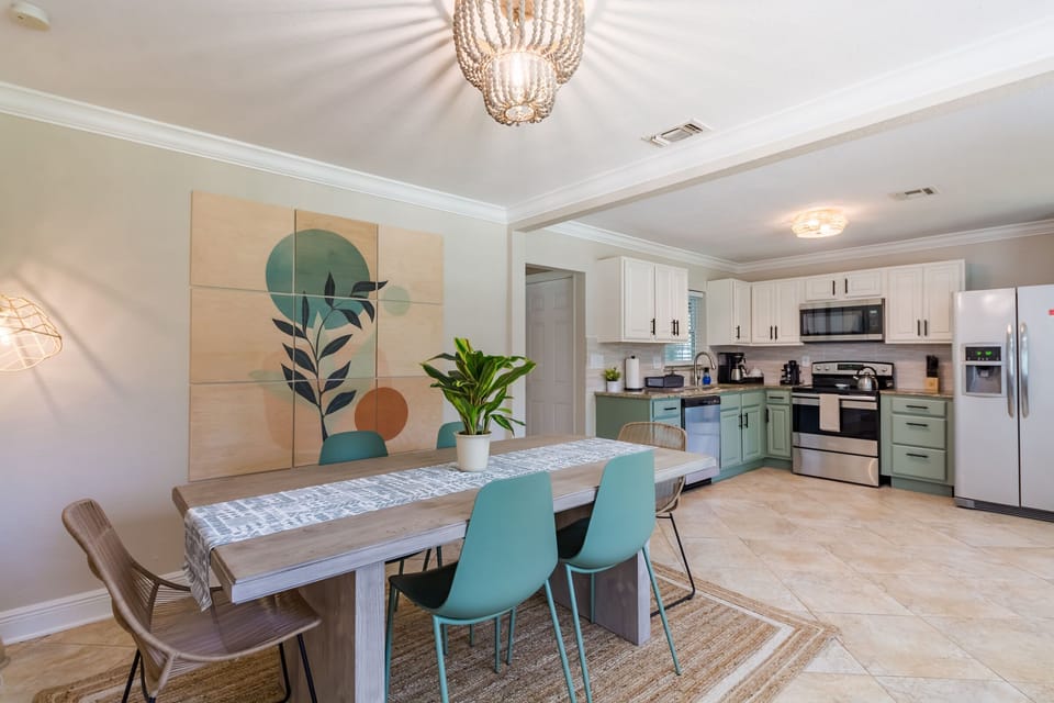 Dining room bliss for your meals and game nights!