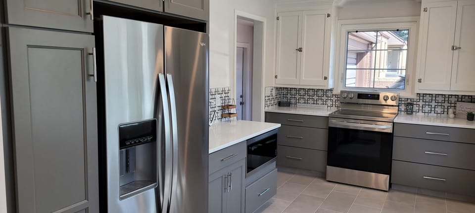 Plenty of counter space.
