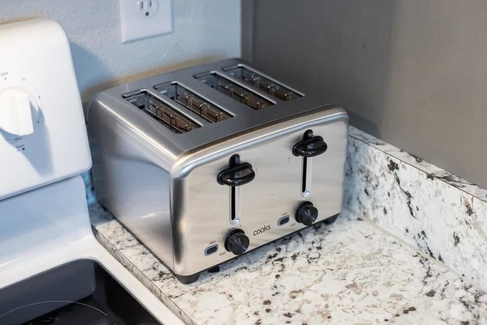 Start your day right with a toast—breakfast is served fresh in our fully equipped kitchen.