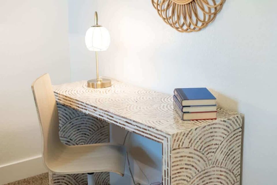 High-speed Wi-Fi & private door make remote work a breeze.