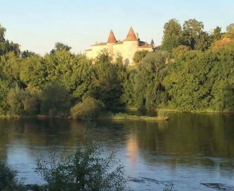View of river from garden