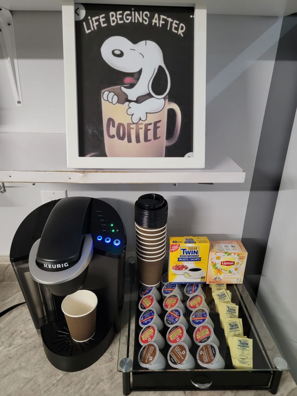 Complementary Coffee and Tea