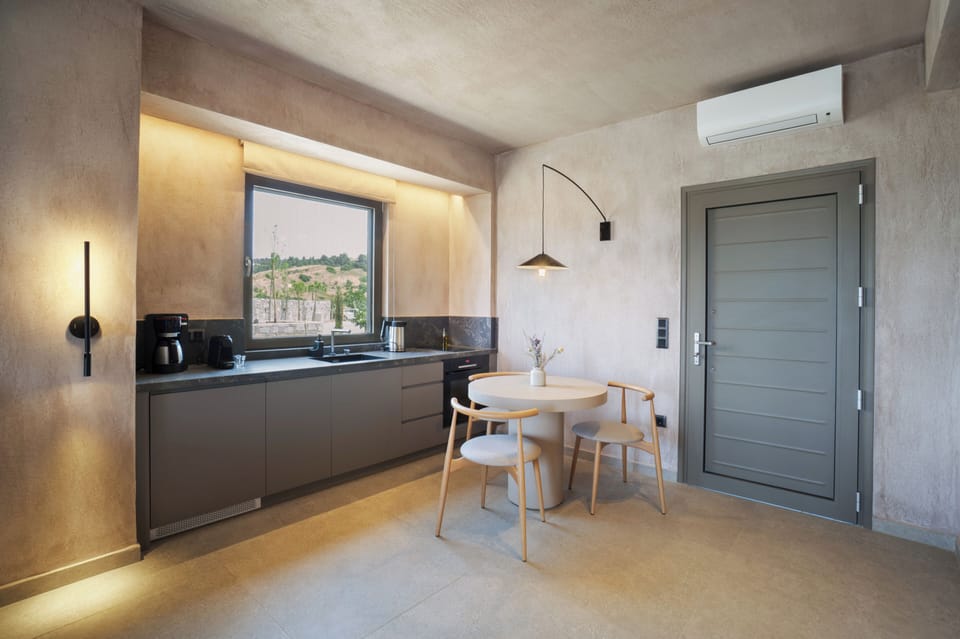 One- Bedroom Villa with private pool | Private kitchen | Mini-fridge, oven, stovetop, espresso maker