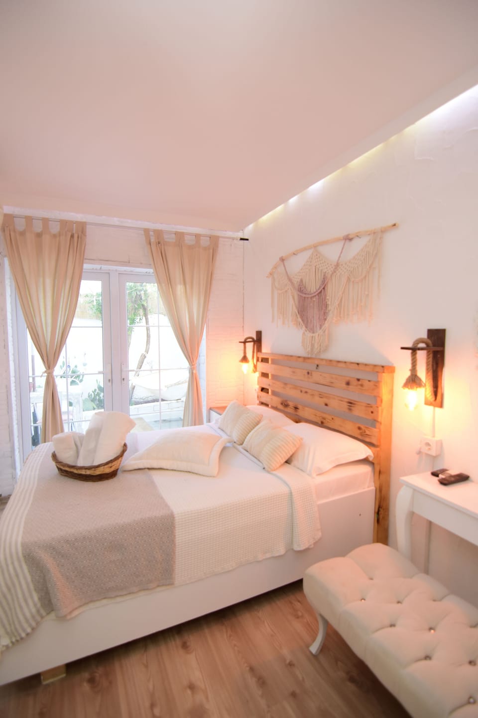 Family Quadruple Room, 2 Bedrooms, Accessible, Garden View | Individually decorated, individually furnished, free WiFi
