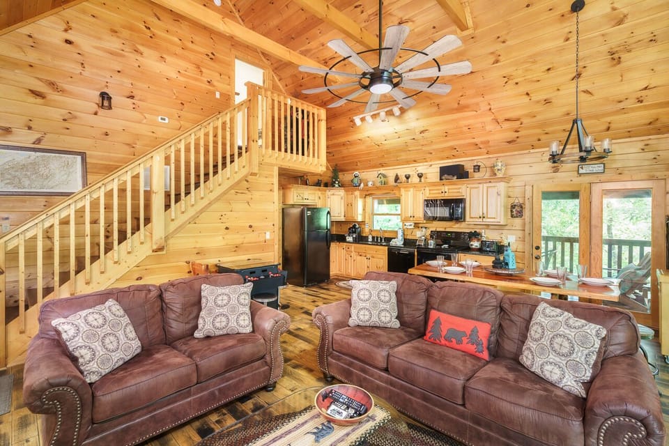 Living Area and kitchen