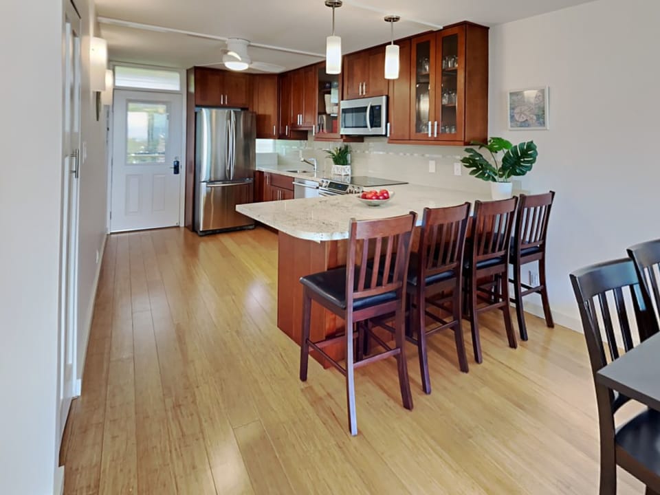 Entertain your guests while preparing a delicious meal.