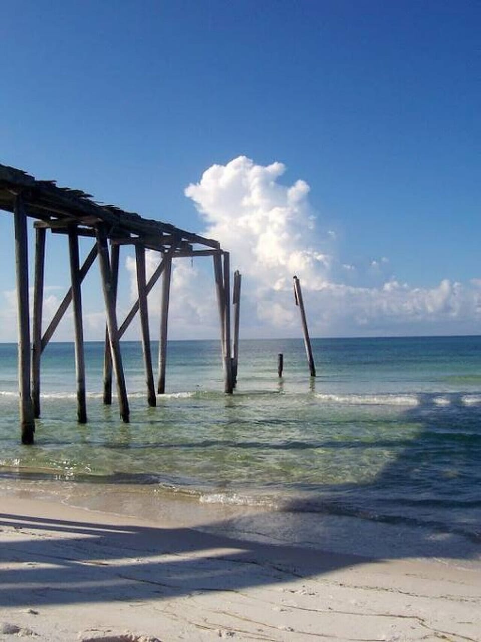 Camp Helen State Park, an old abandoned pier that you can walk to from the park entrance. 3 miles from the house.