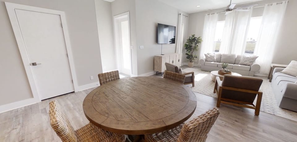 Kitchen table seating for 4.