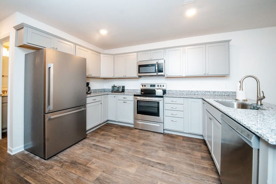 Fully stocked kitchen ready for you to whip up something delicious