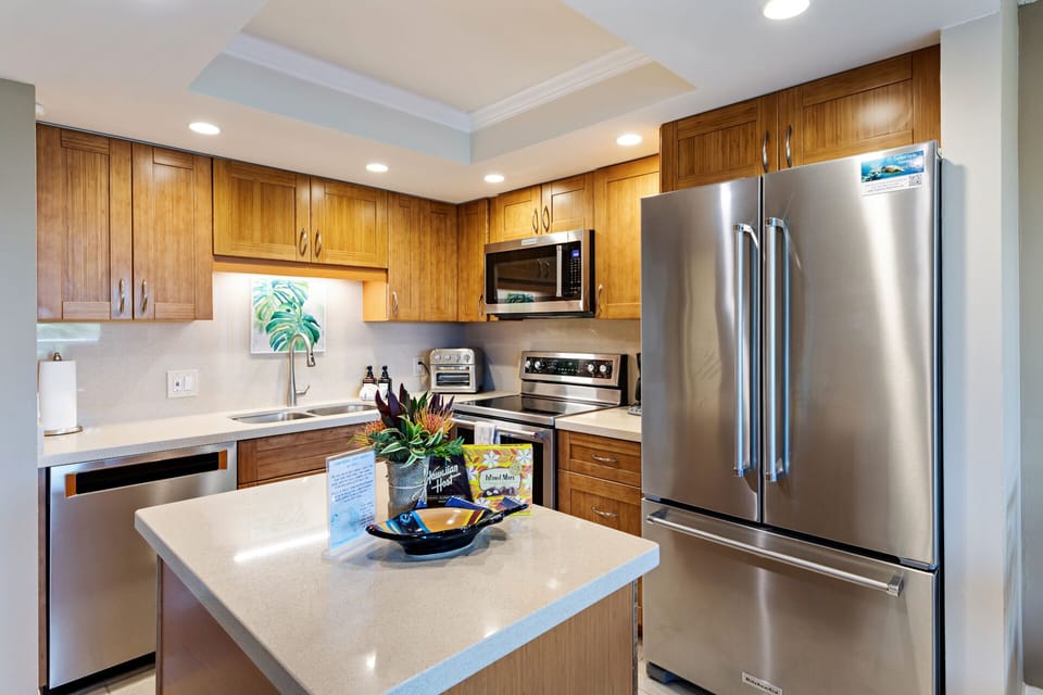 We have fully stocked kitchen so that you can easily prepare your favorite meal.