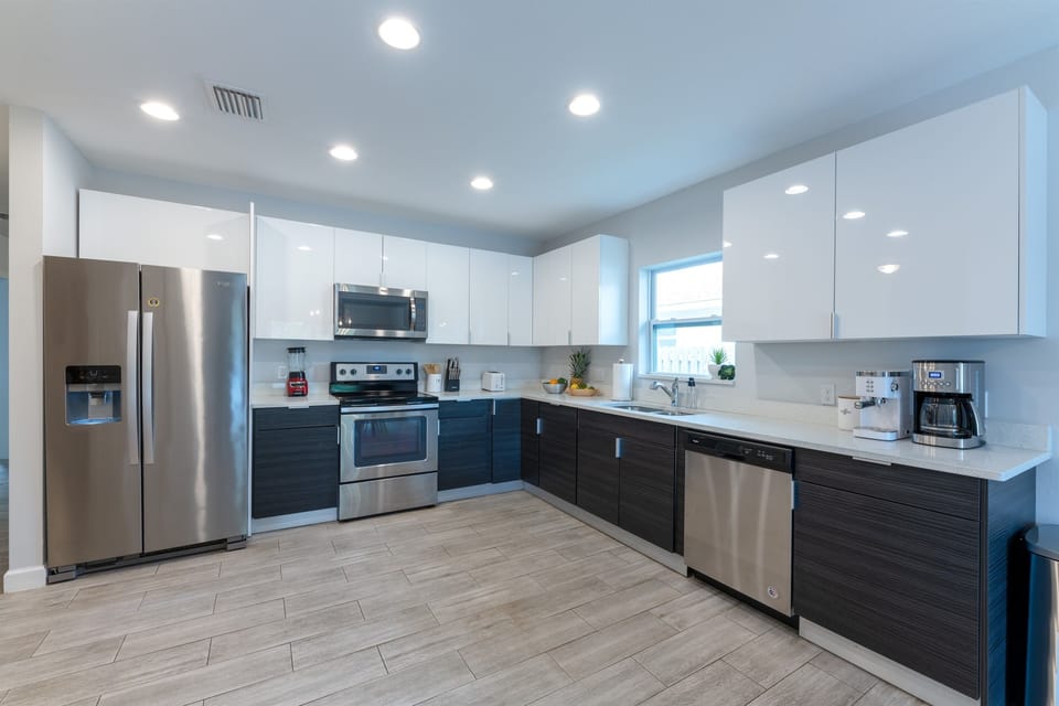 The Kitchen is modern and newly upgraded and a pleasure to cook in. It has everything you need to create an amazing home-cooked meal for family or friends.