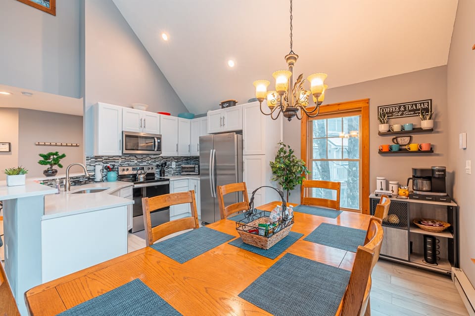 Connect with loved ones over meals in our open kitchen