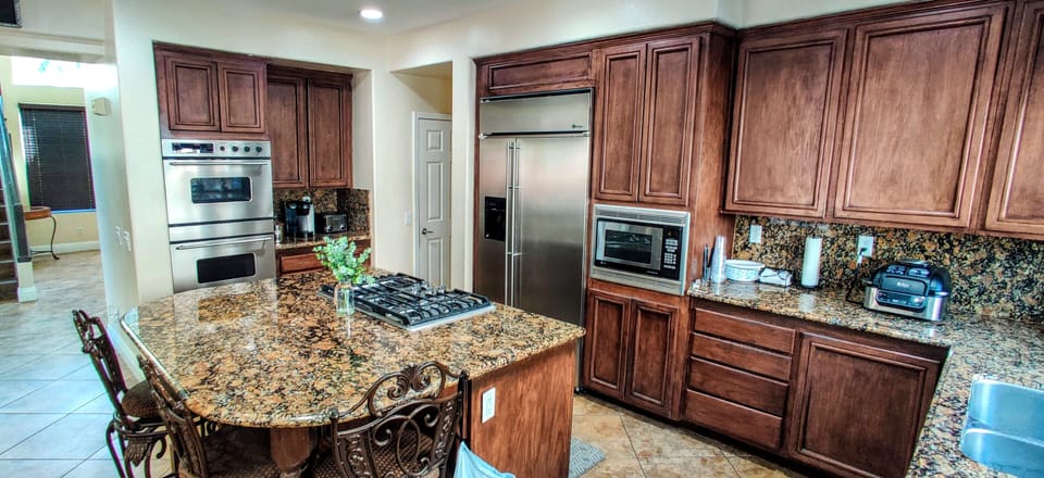 Kitchen with double oven