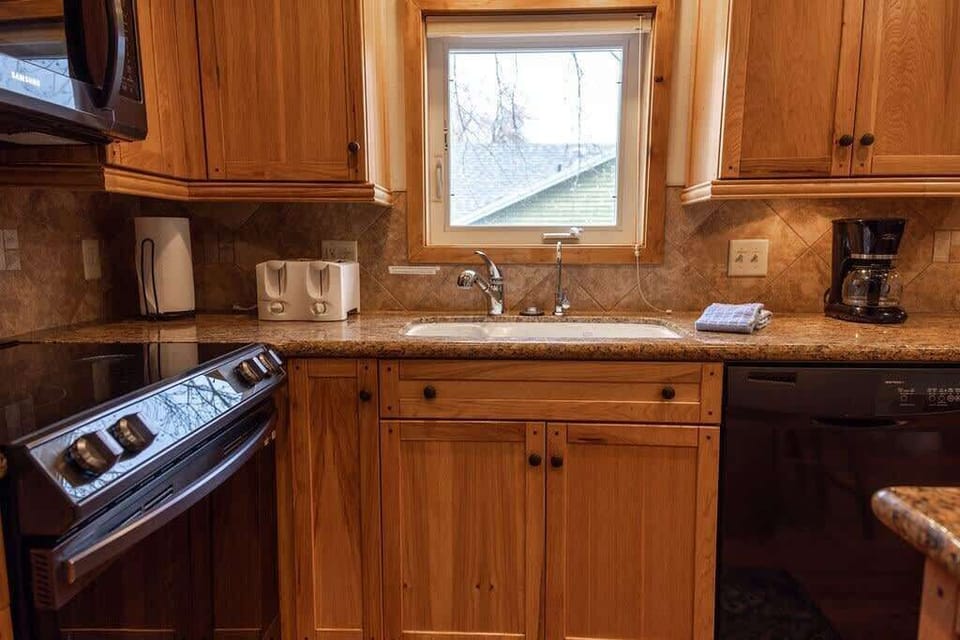 The kitchen has all things you might need