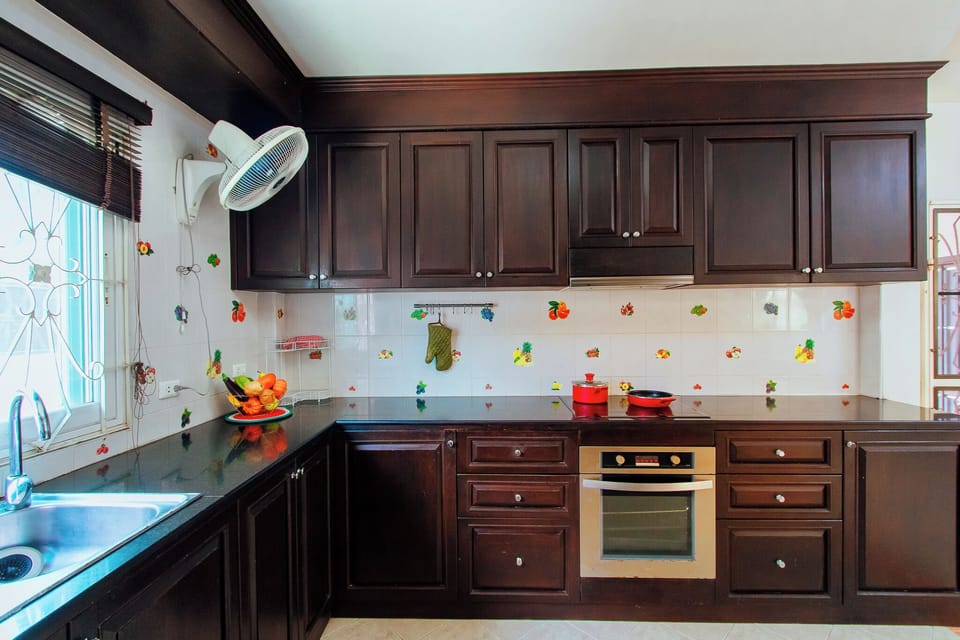 Villa, 3 Bedrooms, Smoking, Private Pool | Private kitchen | Microwave
