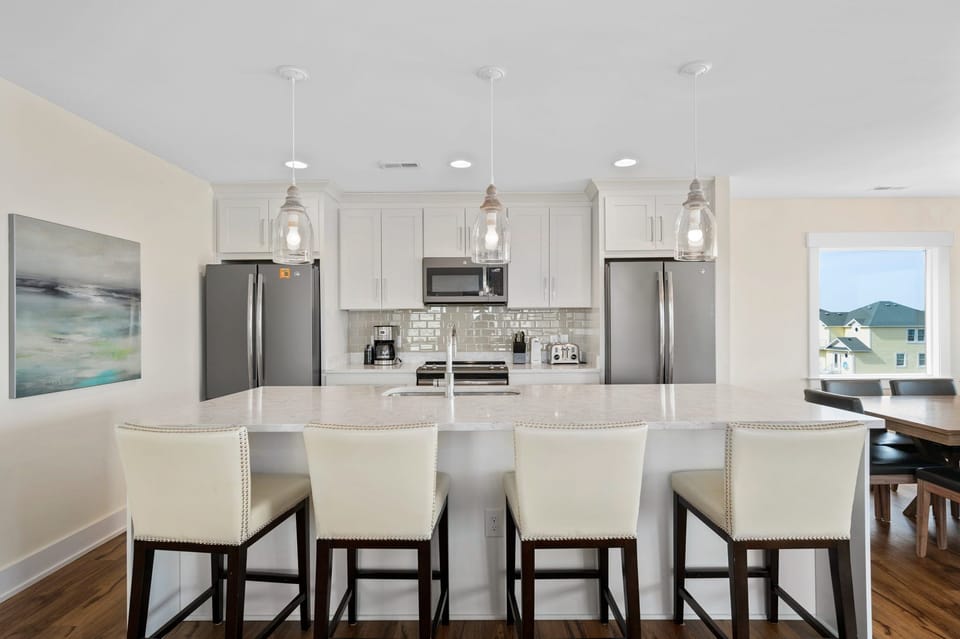 Kitchen with Ocean Views