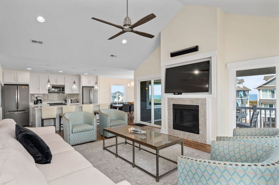 Living Room with Ocean Views