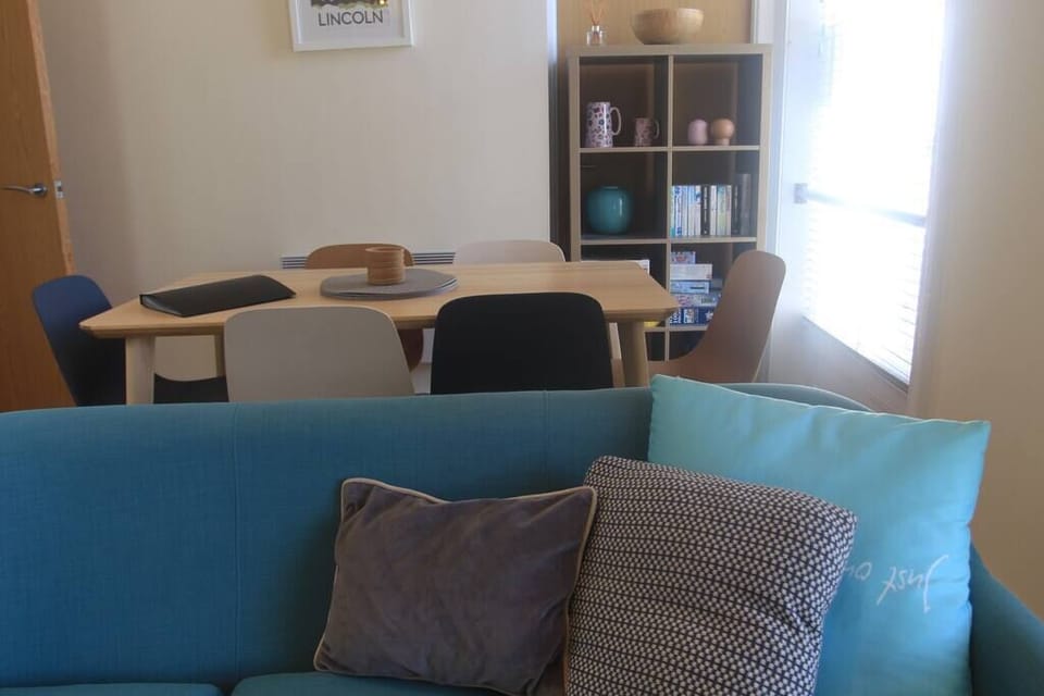 Lounge/Dining room with large period windows