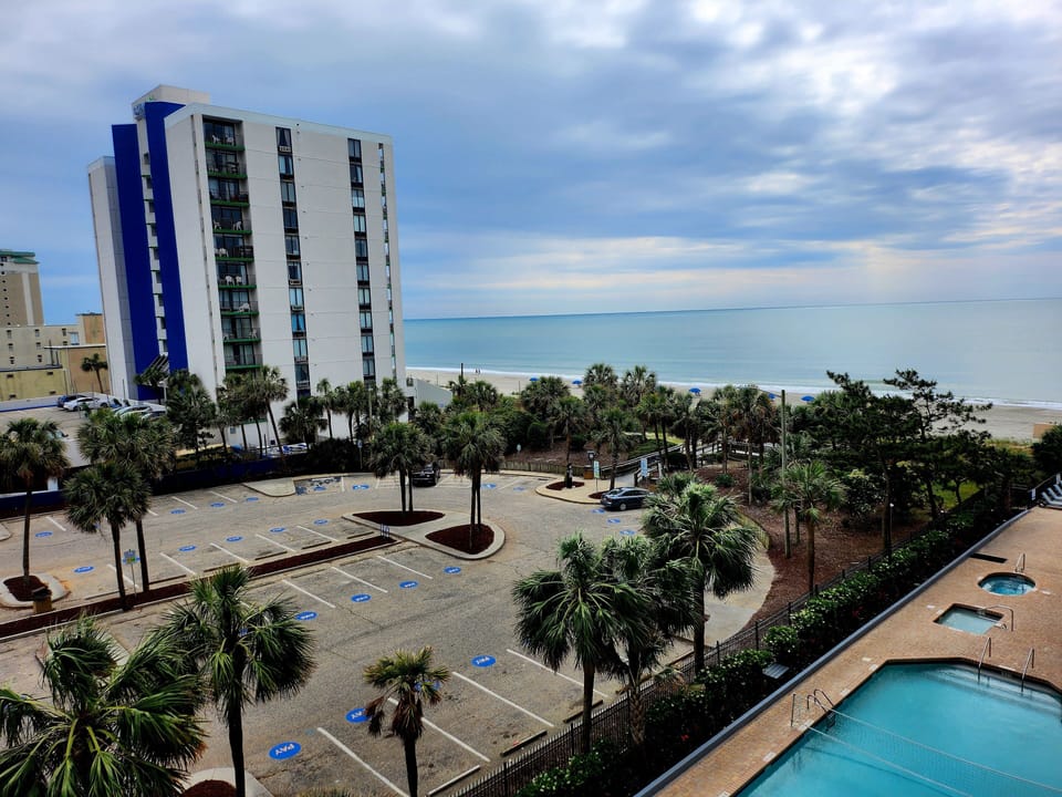 direct view from private balcony