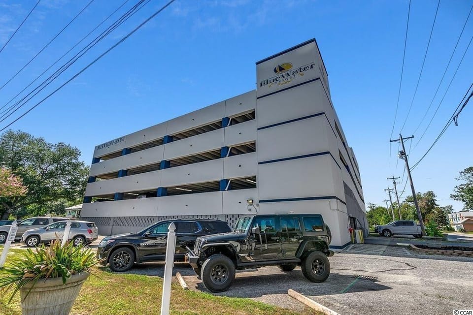 In addition to the 3 FREE parking lots, there is also a secured parking garage.