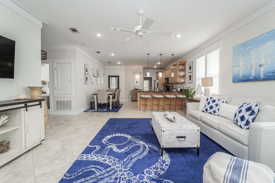 House, 3 Bedrooms, Resort View | Living area | 45-inch LCD TV with cable channels, TV