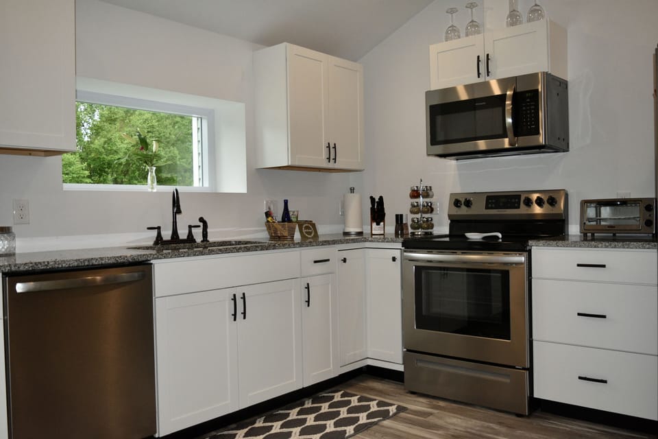 We like to cook and have set up the home for those who do too.