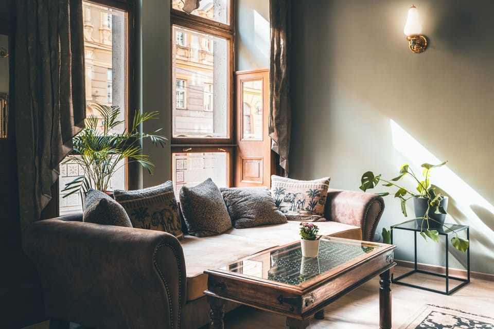 Lobby sitting area