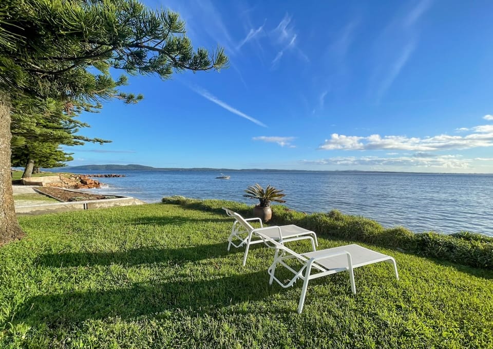 Absolute water frontage. Sit back, relax or have a SUP or a swim.
