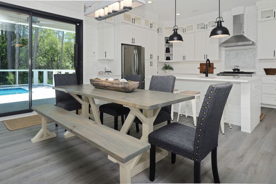 Sonshine by the Sea - Seagrove Beach - First Floor - Dining/Kitchen Area