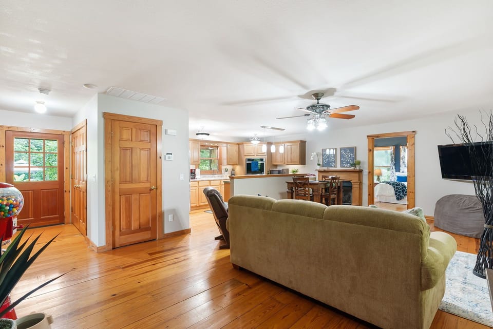 View from the front door as you enter the home. 