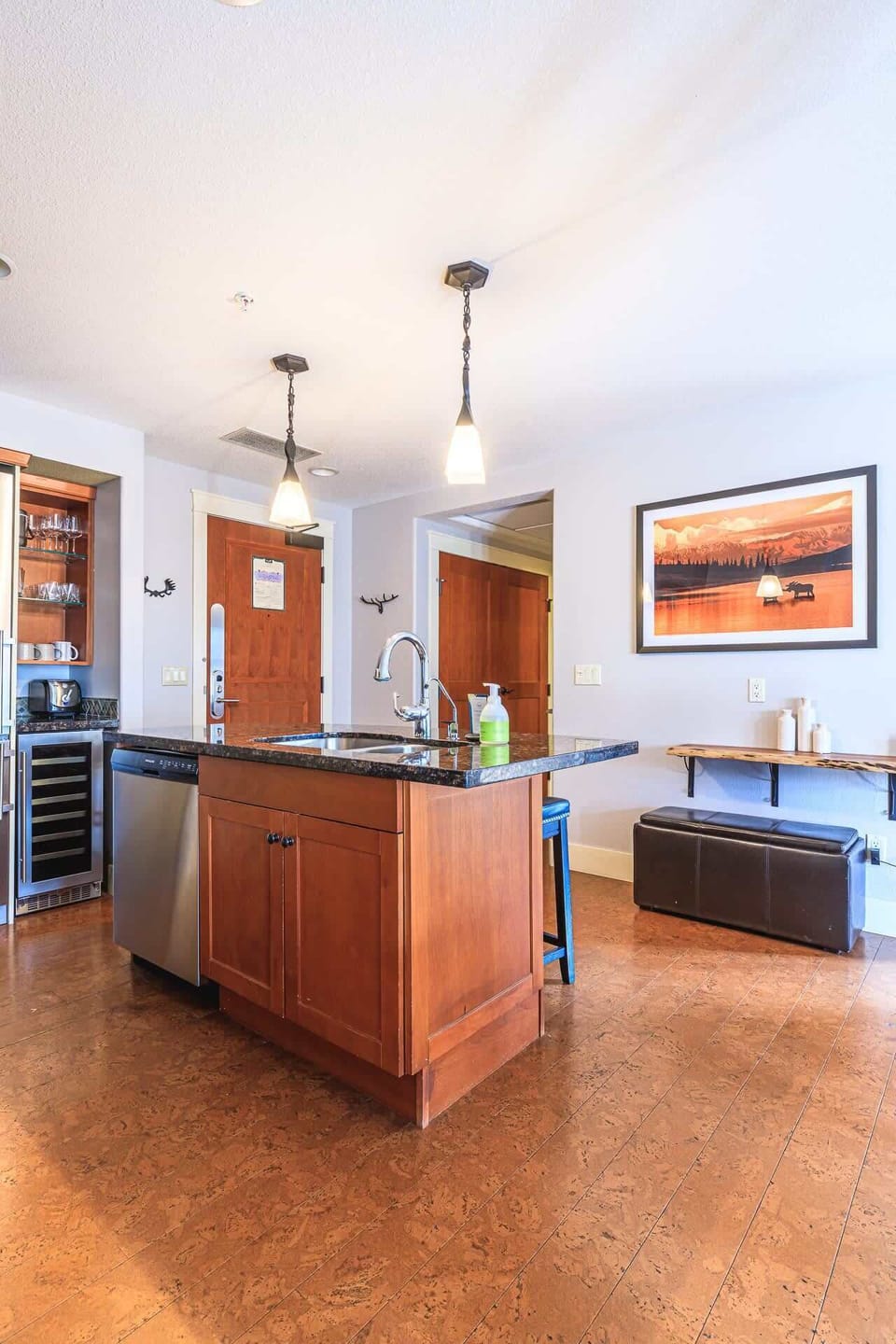 From morning coffee to dinner plans, this kitchen has you covered.